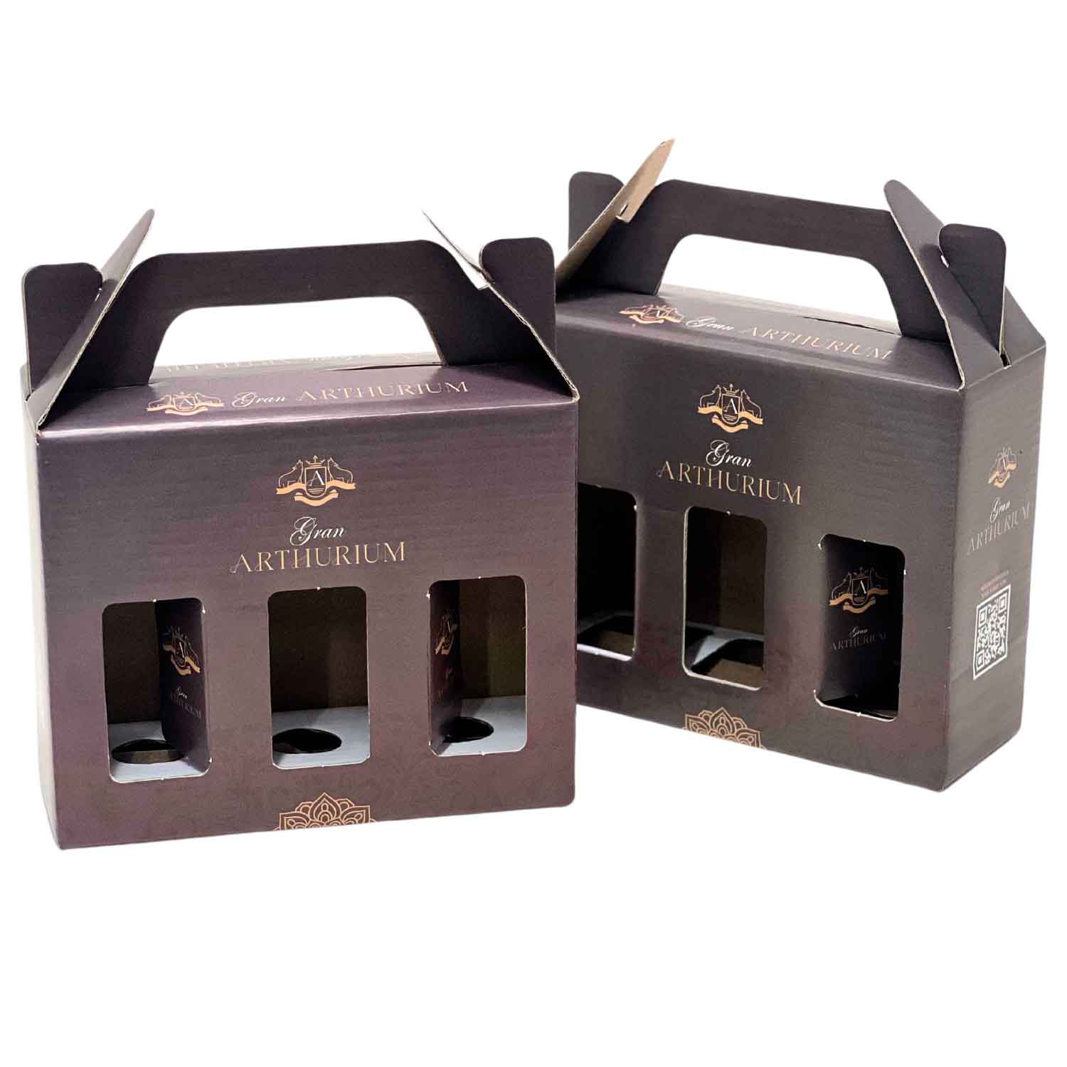 Caixa Maleta Para Garrafa Empastada (16,5 x 6 x 13,5 cm) Personalizada