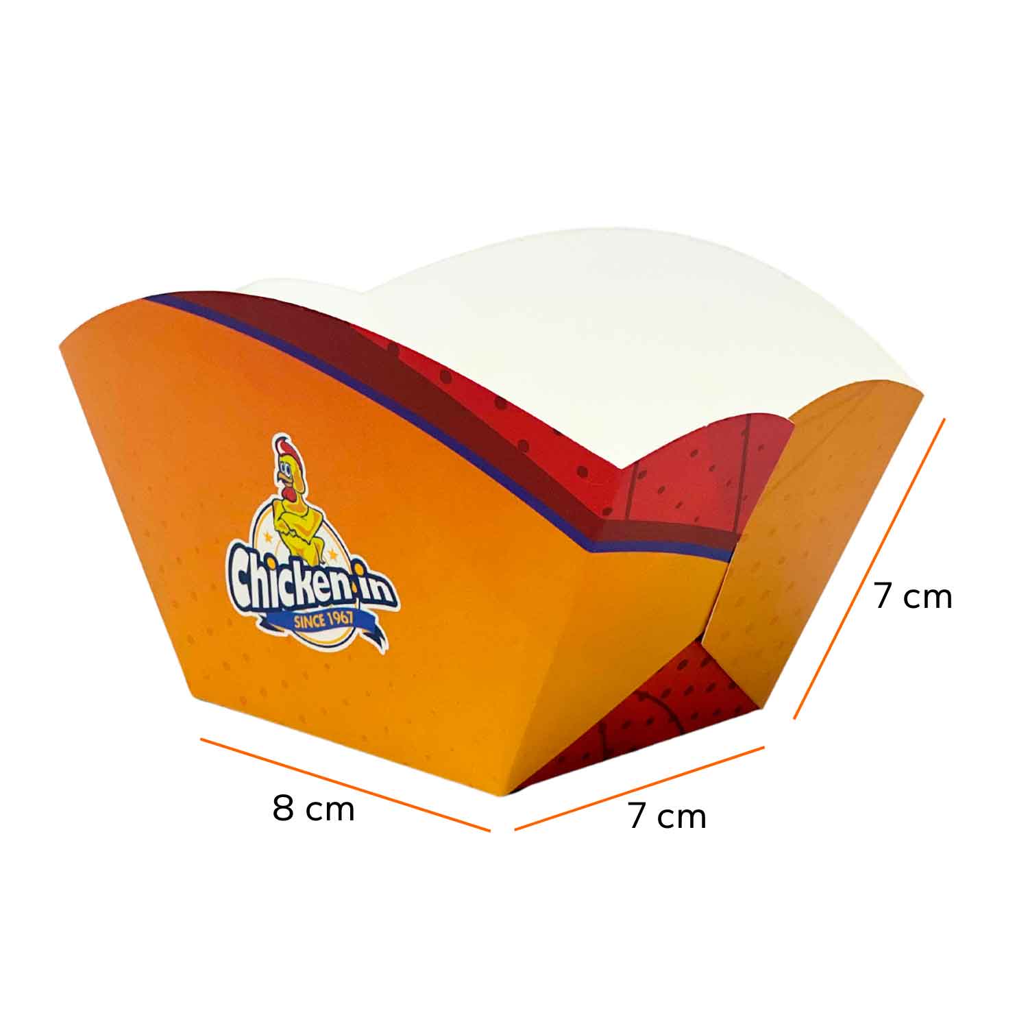 Embalagem Barca Multiuso (8 x 7 x 7 cm) Personalizada