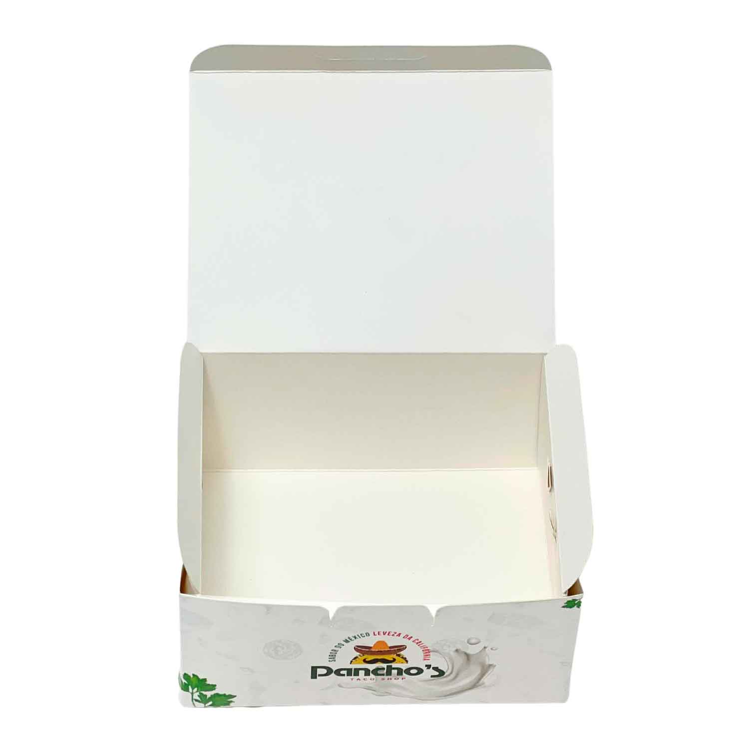 Embalagem Caixa Para Delivery Antivazamento (14 x 11 x 7 cm) Personalizada