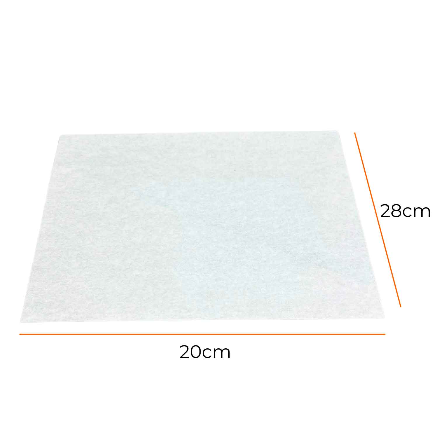 Papel Antigordura 38 gr P/ Alimentos (20 x 28 cm) Lisa Branca - Caixa c/ 1 mil folhas