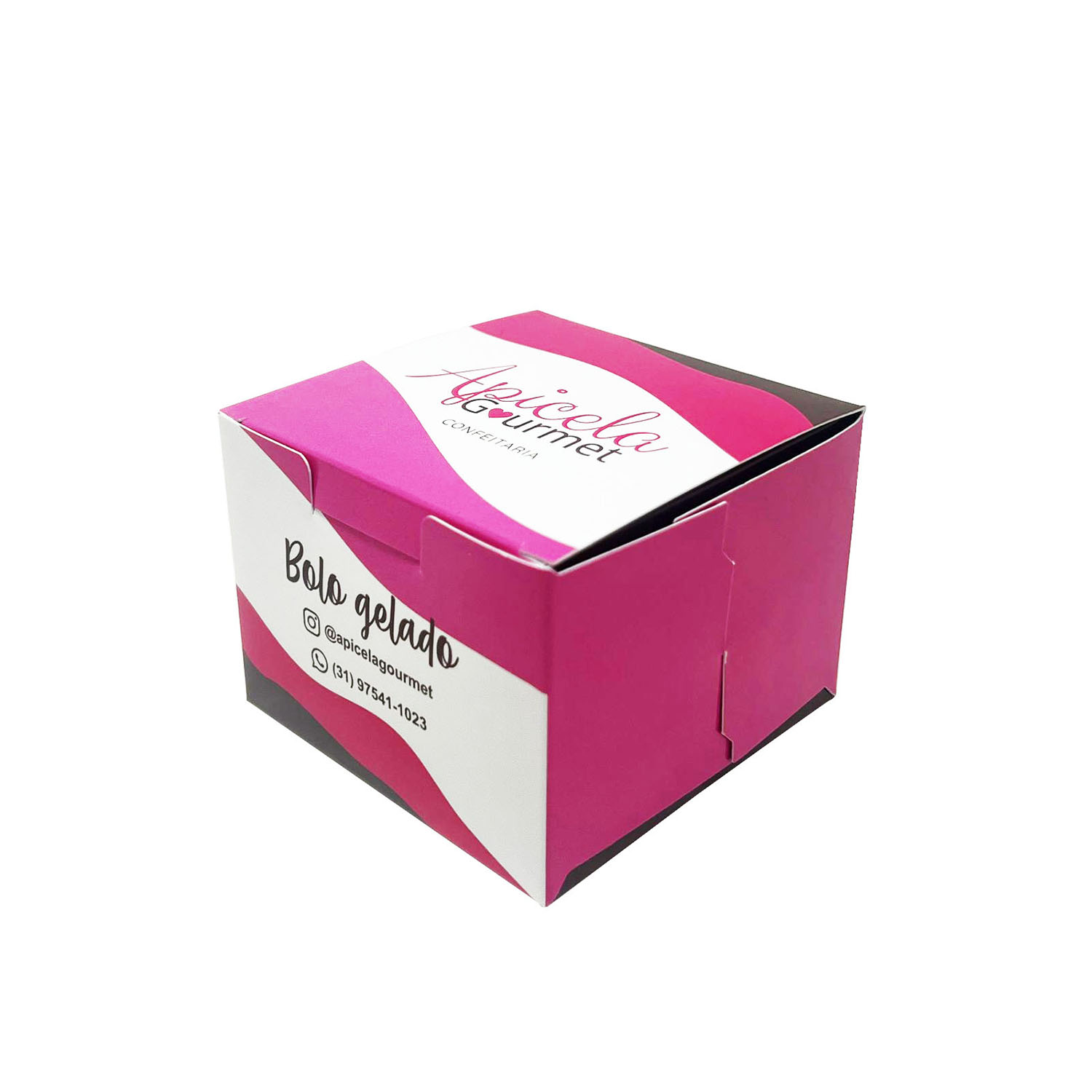 Embalagem Para Doces (7 x 7 x 5 cm) Personalizada
