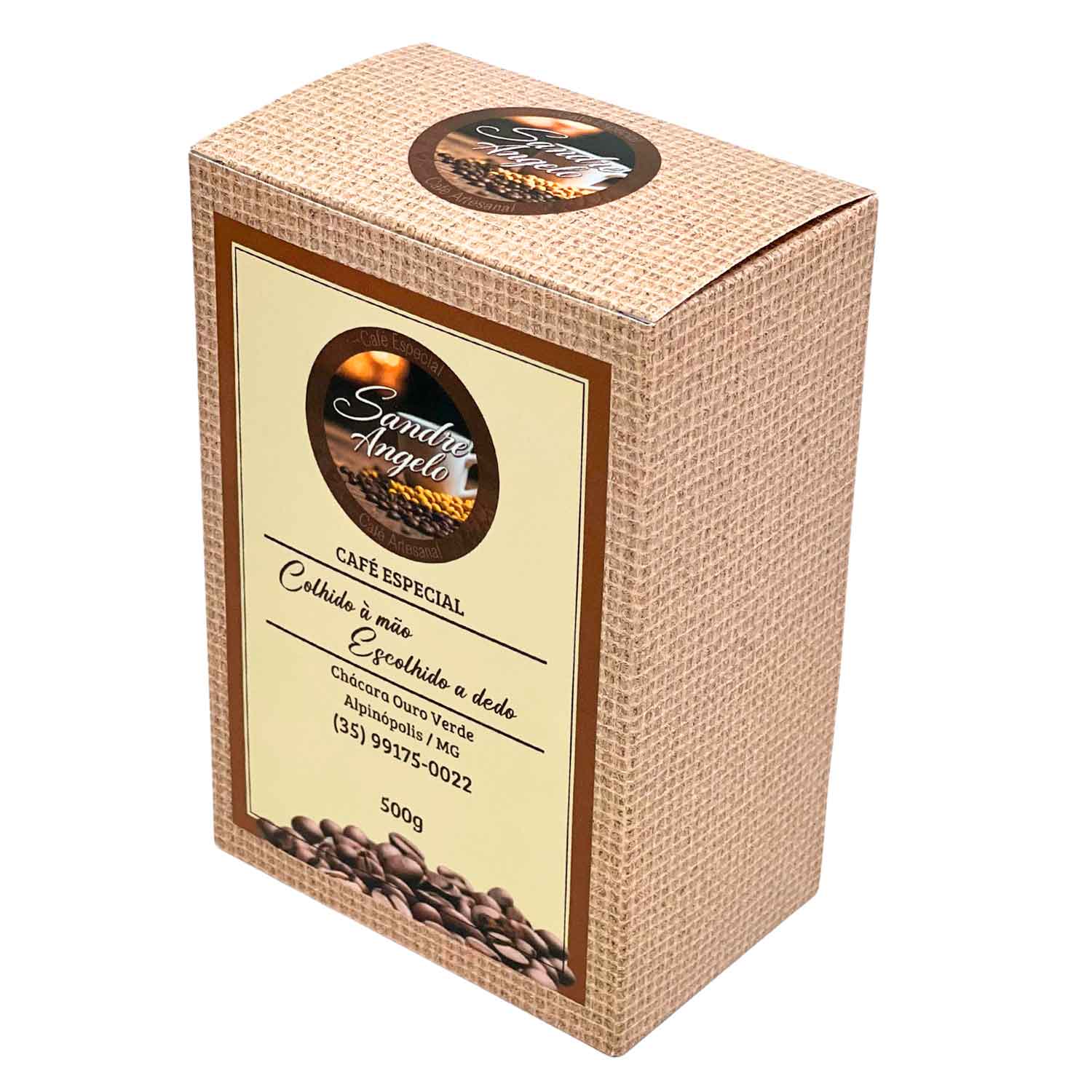 Embalagem Caixa Para Café (11,5 x 7,5 x 17 cm) Personalizada