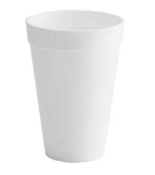 Copo Térmico Isopor EPS Branco 16oz (473ml) - 100 Unidades
