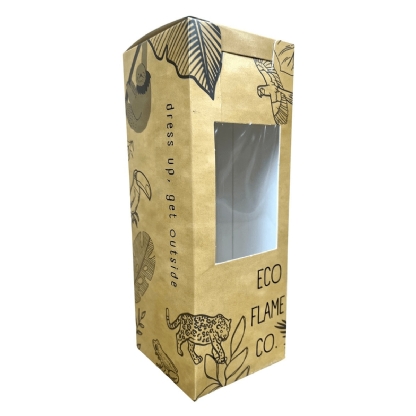 Caixa Camiseta c/ Visor de Vazado (6 x 6 x 16 cm) Personalizada