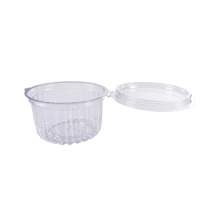 Pote Plástico Redondo Articulado 500ml - 200 Unidades