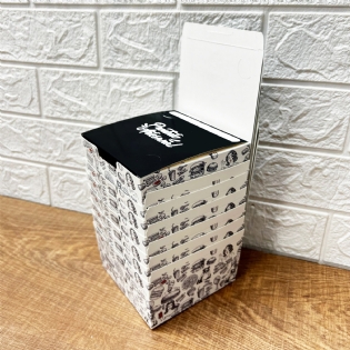 Embalagem Lanche Gourmet Linha Artesanal Empilhavel (12,4 x 12 x 7,6 cm) - 100 Unidades