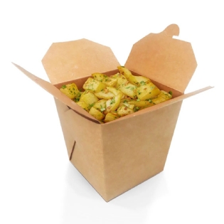 Embalagem Box 850ml kraft - 50 unidades