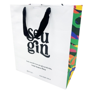 Sacola Offset 180g (25 x 15 x 30 cm) Personalizada