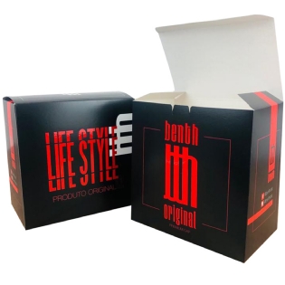 Caixa Para Boné c/ Laminação Fosca (19,5 x 12 x 19,5 cm) Personalizado