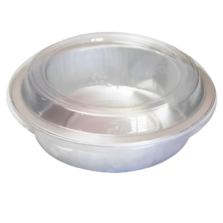 Marmitex de Alumínio wyda Redonda SW718 c/ Tampa Pet 718 ml- 50 unidades