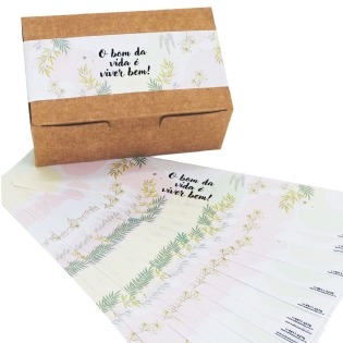 Cinta Para Doces Viver Bem (20 x 4 cm) - 25 Unidades