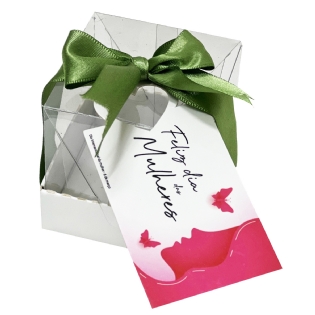 Tag Feliz Dia Das Mulheres (9 x 4,5 cm) - 50 Unidades
