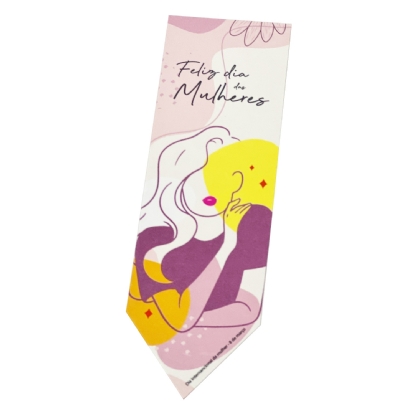 Marcador de Pagina Feliz Dia Das Mulheres (12,5 x 4 cm) - 50 Unidades