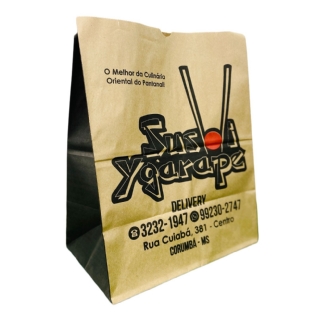 Saco Kraft 100gr (31 x 19 x 39 cm) Personalizado