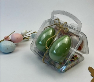 Kit Confeiteiro 04 Ovos de 50gr Cristal - 3 kits