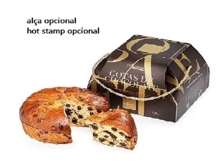 Embalagem Chanfrada p/Colomba oval G34P (27 x 19 x 10,5 cm) Personalizada