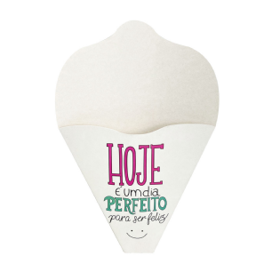 Embalagem Cone Bubble Waffle, Crepe, Wrap (15,5 x 26 cm) Personalizado