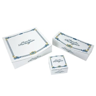 Embalagem p/ Pastel de Nata c/ Laminação Interna (19 x 7 x 4,5 cm ) Personalizada