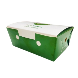 Embalagem Fritura c/ respiro para dadinho de Tapioca(12 x 6 x 9 cm) -200 unidades VENDA APENAS PARA FRANQUEADOS FRUTARIA