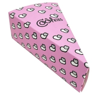 Embalagem Para Bolo Fatia, Cake Box (16,7 x 10 x 6 cm) c/ berço Personalizada