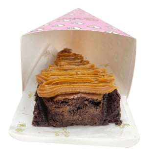 Embalagem Para Bolo Fatia, Cake Box (16,7 x 10 x 6 cm) c/ berço Personalizada
