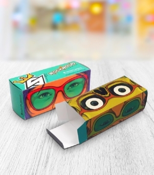 Embalagem Caixa para Óculos (18 x 7 x 7,5 cm) Personalizada
