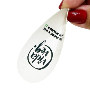 Colher de Papel c/ Laminação (7,3 x 3,8 cm) Personalizada