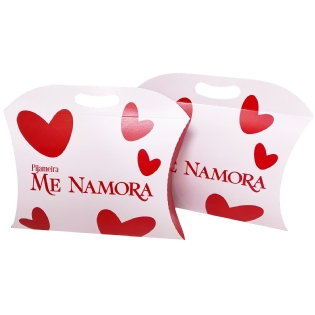 Embalagem Almofada com alça (29 x 8 x 26 cm) Personalizada