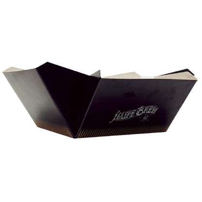 Embalagem Prato p/ Lanche Pequena c/ Respiro na tampa (13 x 13 x 7 cm) Personalizada