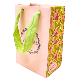 Sacola Offset 180g (12 x 8 x 18 cm) com alça Personalizada