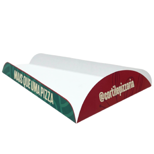 Embalagem Pizza Fatia triangular (15 x 20 cm) Personalizada