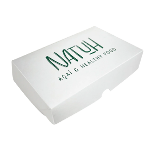 Caixa para tapioca e omelete ( 19 x 12 x 4 cm) personalizada