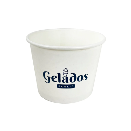 Pote Papel Descartável 350 Ml s/ tampa Personalizado