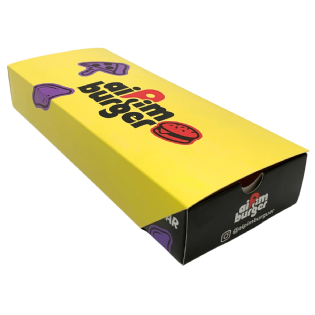 Embalagem Gaveta Para Pizza retangular (25 x 10 x 4 cm) Personalizada