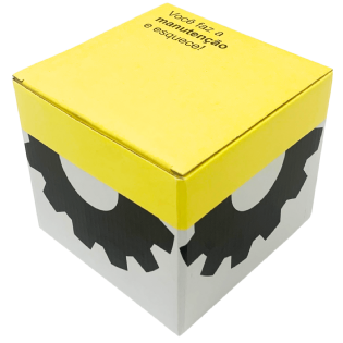 Embalagem Para peças empastada (14 x 14 x 12,5 cm) Personalizada