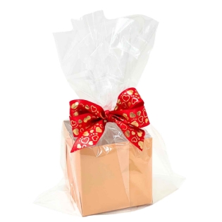 Folha Celofane Transparente p/ cestas e kits (49 x 69 cm) - 100 Unidades