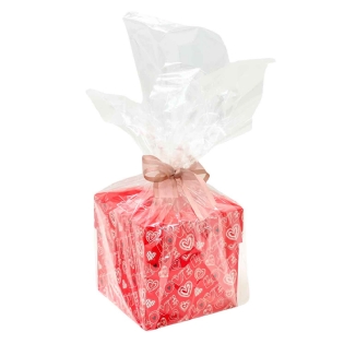 Folha Celofane Transparente p/ cestas e kits (49 x 69 cm) - 100 Unidades