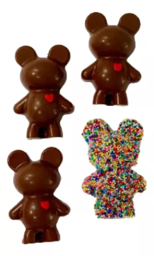 Forma de Chocolate Acetato Urso Pequeno BWB - 1 Unidade