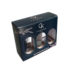 Embalagem para Kit 3 Perfumes (10,3 x 3,8 x 9 cm) Personalizada