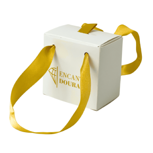 Embalagem Gaveta Para Bijuteria c/ Alça (6 x 6 x 4 cm) Personalizada