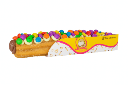 Embalagem Base para Churros (14 x 4 x 3 cm) Personalizada