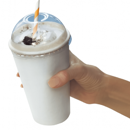 Copo de Papel Descartável 500 Ml s/ Tampa - 100 Unidades