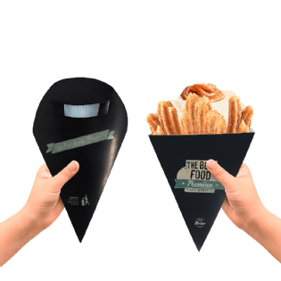 Cone c/ suporte de molho Médio -  Personalizado