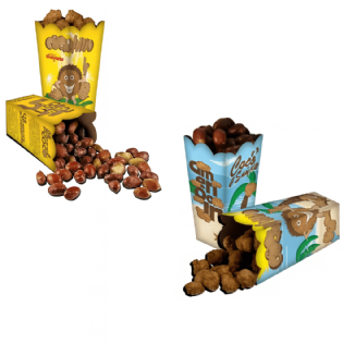 Caixinha para Coquinho e Amendoim (8 x 8 cm) - 100 unidades