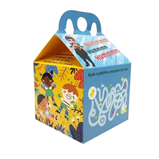 Caixa maleta Kit Lanche delivery, lembrancinhas, festa escolar Personalizada