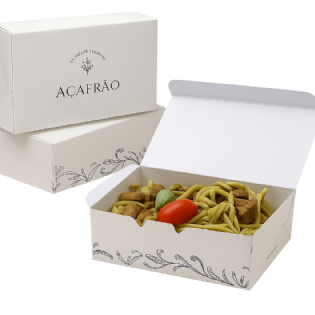 Embalagem AntiVazamento Delivery Pequena (15 x 10 x 5,5 cm) Personalizada