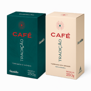 Embalagem Caixa p/ Café grão (12 x 7,5 x 18 cm) Personalizada