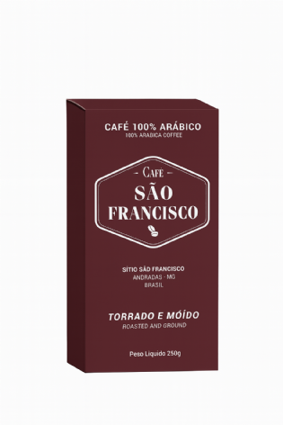 Embalagem Caixa p/ Café 250 gramas Personalizada