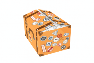 Caixa Correios / E-commerce Empastada (30,5 x 20,5 x 20,5 cm) Personalizada