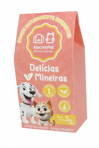 Embalagem Para Biscoito (5 x 4 x 10 cm) Personalizada